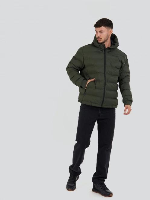 Fundango Patriot Padded Jacket férfi átmeneti kabát oliva színben 4