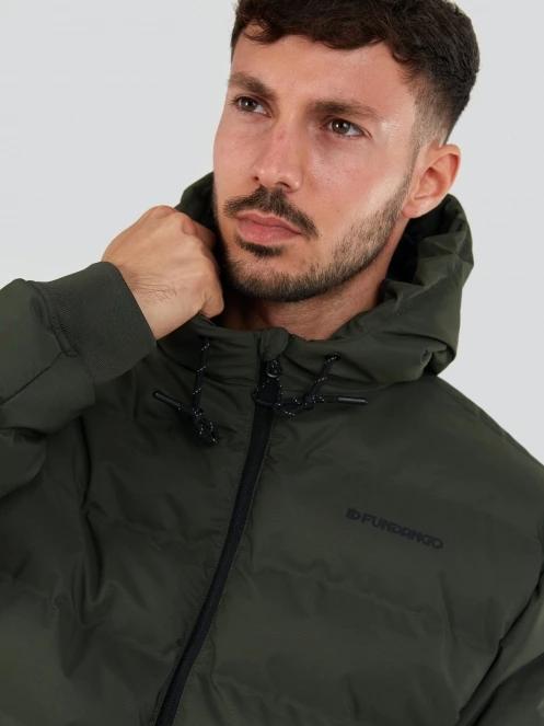 Fundango Patriot Padded Jacket férfi átmeneti kabát oliva színben 5