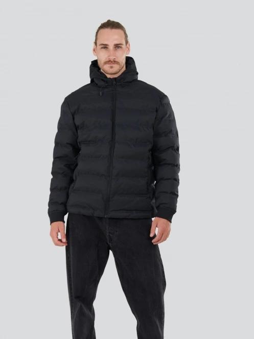 Fundango Patriot Padded Jacket férfi steppelt átmeneti kabát fekete színben 2