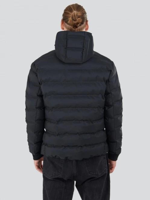 Fundango Patriot Padded Jacket férfi steppelt átmeneti kabát fekete színben 3