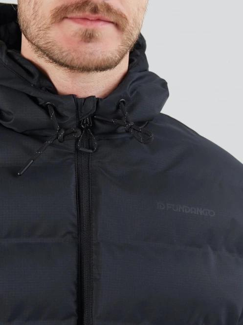 Fundango Patriot Padded Jacket férfi steppelt átmeneti kabát fekete színben 5