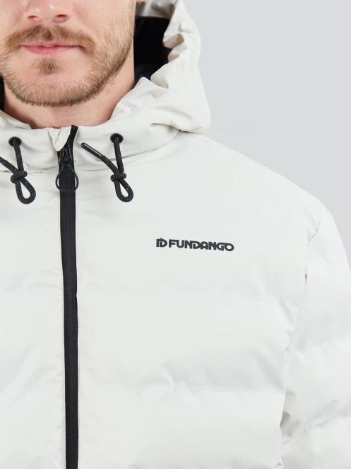 Fundango Patriot Padded Jacket férfi steppelt átmeneti kabát homok színben 5