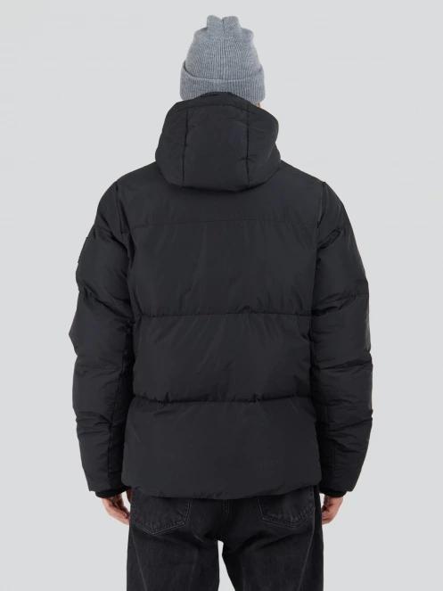 Fundango Ewan Puffer Jacket férfi átmeneti kabát fekete színben 3