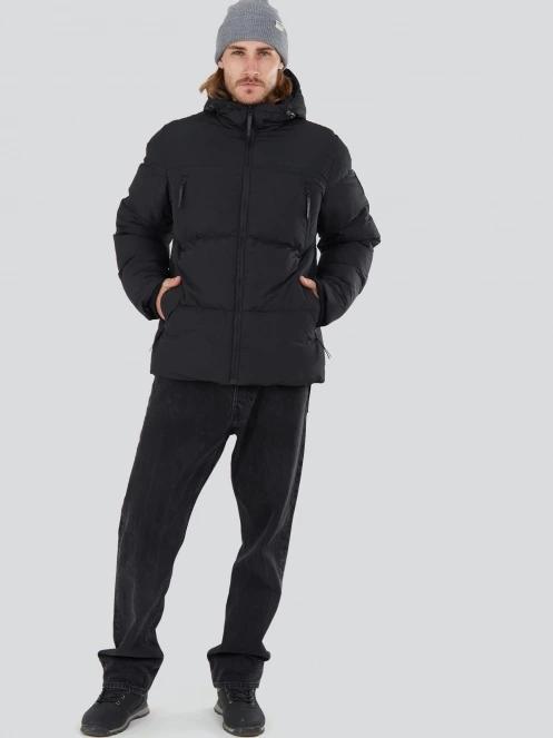 Fundango Ewan Puffer Jacket férfi átmeneti kabát fekete színben 4