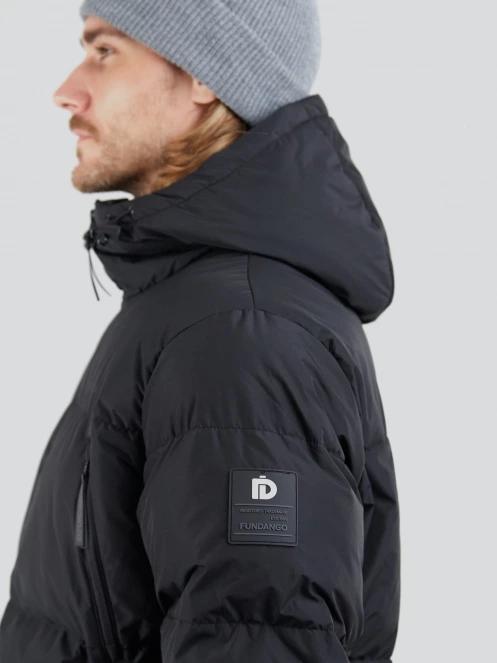 Fundango Ewan Puffer Jacket férfi átmeneti kabát fekete színben 6