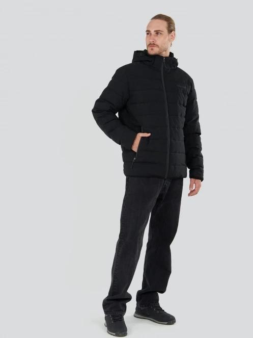 Fundango Hubble Padded Jacket férfi steppelt átmeneti kabát fekete színben 4