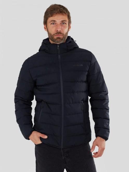 Fundango Hubble Padded Jacket férfi steppelt átmeneti kabát sötétkék színben 2