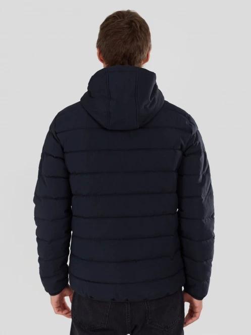 Fundango Hubble Padded Jacket férfi steppelt átmeneti kabát sötétkék színben 3