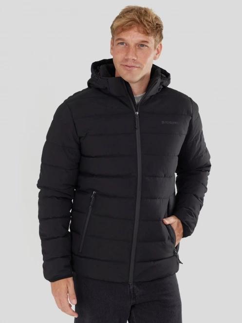 Fundango Hubble Padded Jacket férfi steppelt átmeneti kabát fekete színben 2