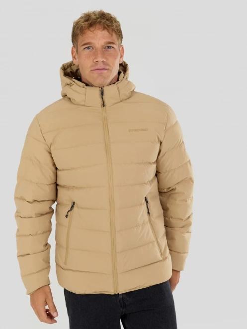 Fundango Hubble Padded Jacket férfi steppelt átmeneti kabát sárga színben 5