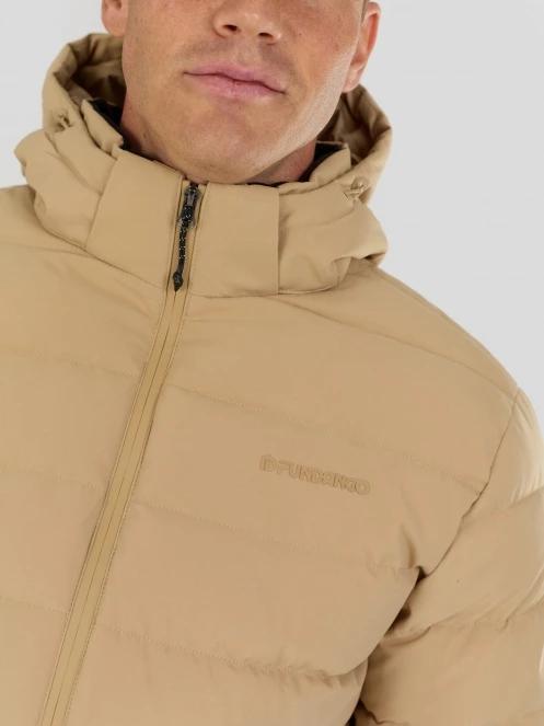 Fundango Hubble Padded Jacket férfi steppelt átmeneti kabát sárga színben 7