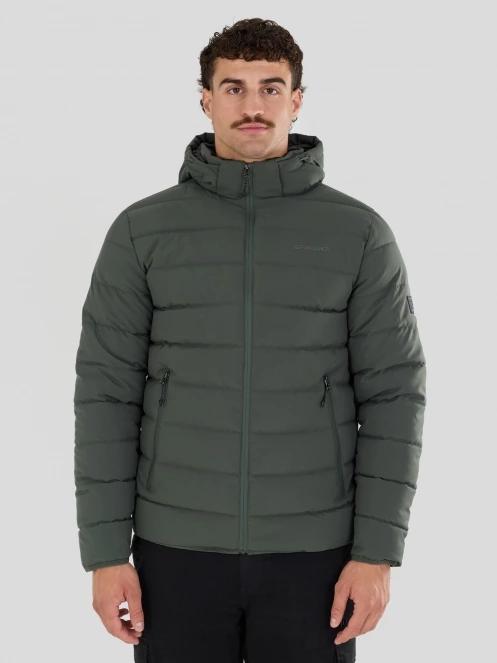 Fundango Hubble Padded Jacket férfi steppelt átmeneti kabát fekete színben 2