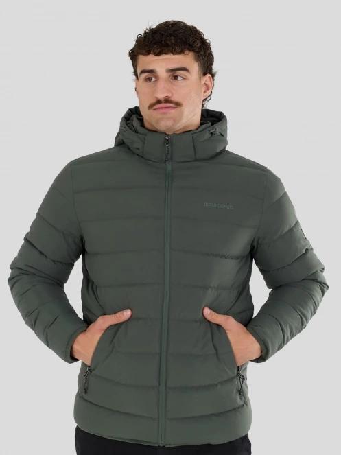 Fundango Hubble Padded Jacket férfi steppelt átmeneti kabát fekete színben 6