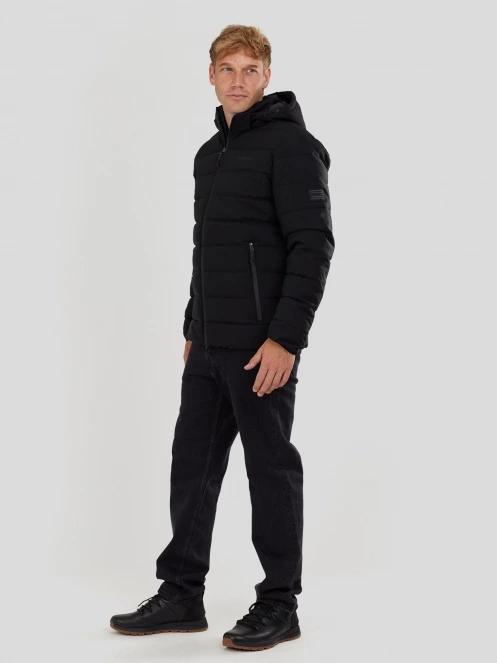 Fundango Hubble Padded Jacket férfi steppelt átmeneti kabát zöld színben 4