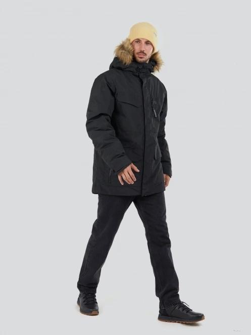Fundango Venture Parka Jacket férfi télikabát fekete színben 4