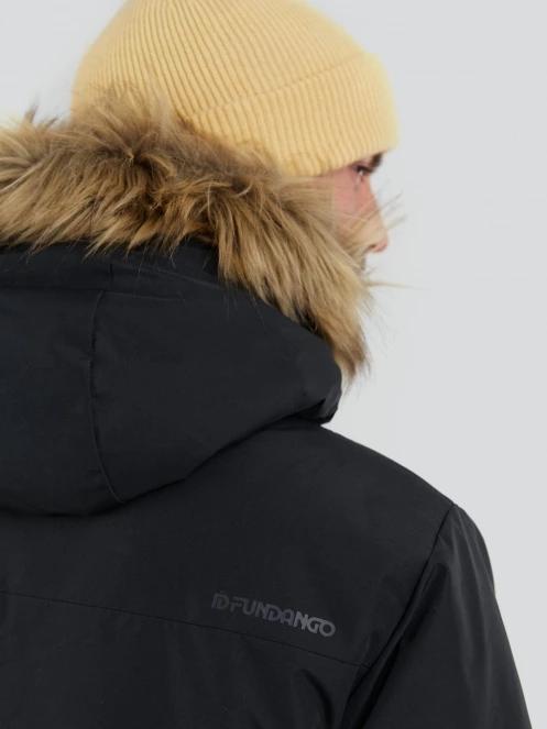 Fundango Venture Parka Jacket férfi télikabát fekete színben 7
