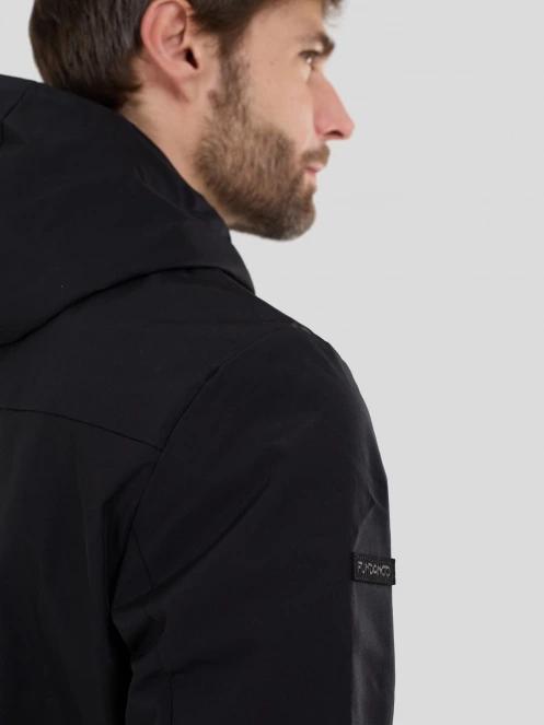 Fundango Clayton Casual Jacket férfi átmeneti kabát fekete színben 8