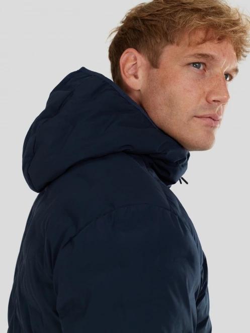 Fundango Smoke Eco Hooded Jacket férfi túrakabát sötétkék színben 5