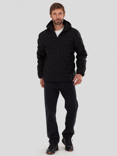 Fundango Smoke Eco Hooded Jacket férfi túrakabát fekete színben 4