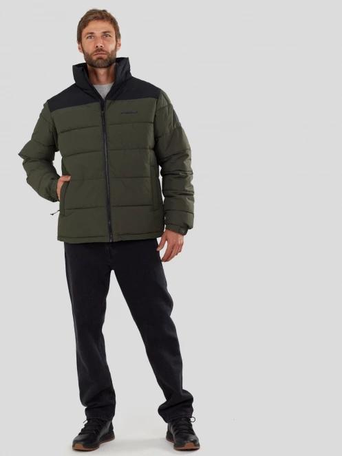 Fundango Winton Jacket férfi átmeneti kabát oliva színben 4