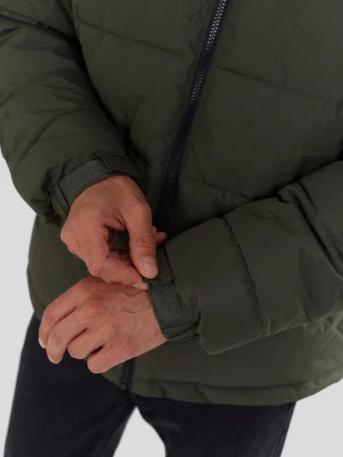 Fundango Winton Jacket férfi átmeneti kabát oliva színben 8