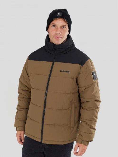 Fundango Winton Jacket férfi átmeneti kabát barna színben 2