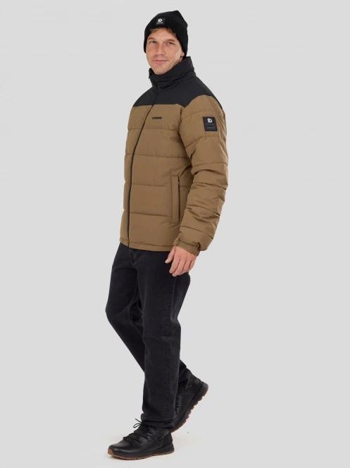 Fundango Winton Jacket férfi átmeneti kabát barna színben 4