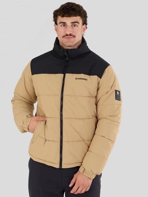 Fundango Winton Jacket férfi átmeneti kabát sárga színben 2
