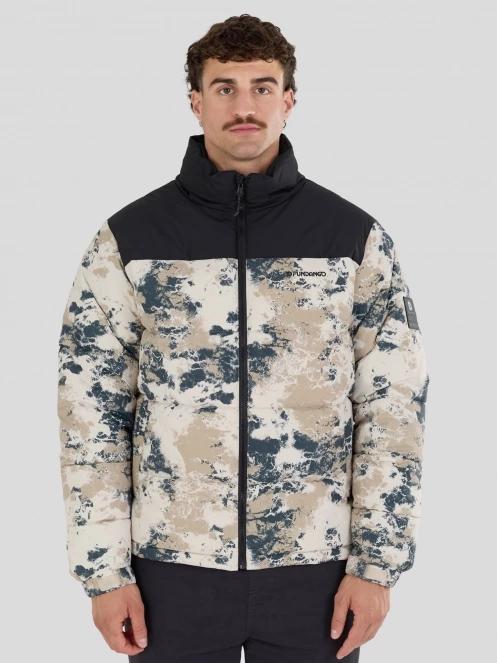 Fundango Winton Jacket férfi átmeneti kabát homok színben 2