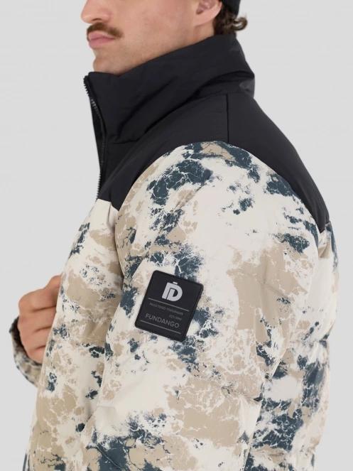 Fundango Winton Jacket férfi átmeneti kabát homok színben 7