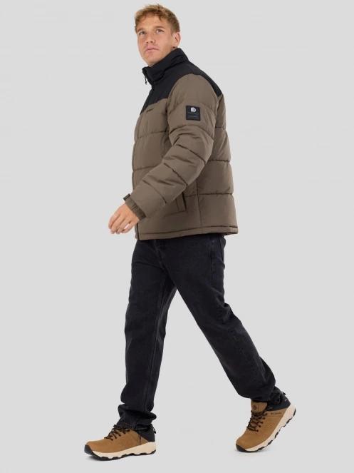 Fundango Winton Jacket férfi átmeneti kabát barna színben 4