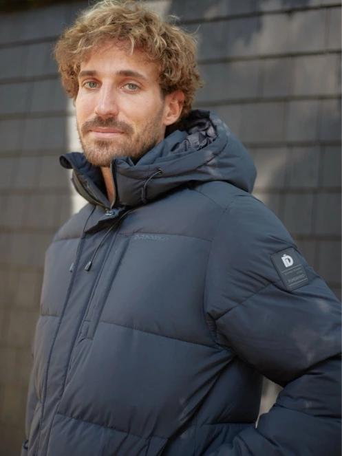 Fundango Arctic Puffer Jacket férfi télikabát sötétkék színben 7