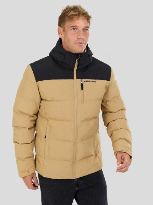 Fundango Passat II Padded Jacket férfi steppelt télikabát sárga színben 2