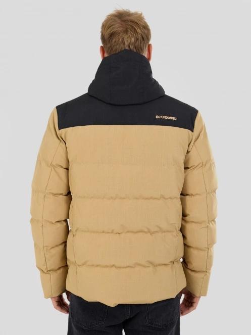 Fundango Passat II Padded Jacket férfi steppelt télikabát sárga színben 3