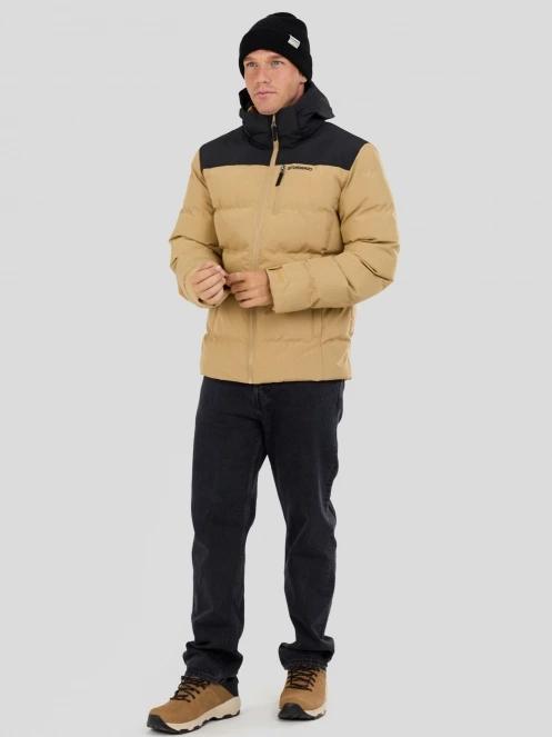 Fundango Passat II Padded Jacket férfi steppelt télikabát sárga színben 4