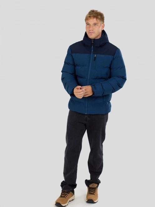 Fundango Passat II Padded Jacket férfi steppelt télikabát kék színben 4