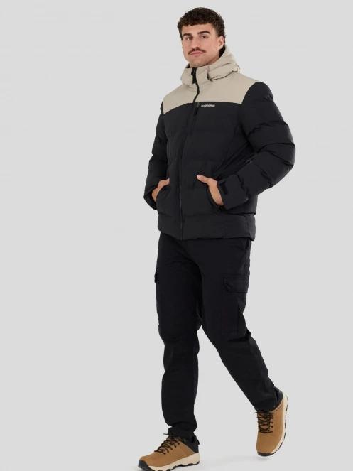 Fundango Passat II Padded Jacket férfi steppelt télikabát fekete színben 4
