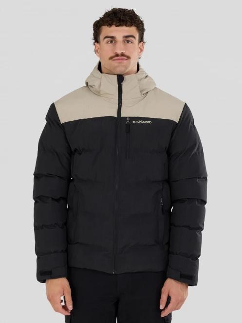 Fundango Passat II Padded Jacket férfi steppelt télikabát fekete színben 7