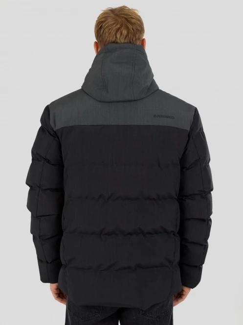 Fundango Passat II Padded Jacket férfi steppelt télikabát fekete színben 3