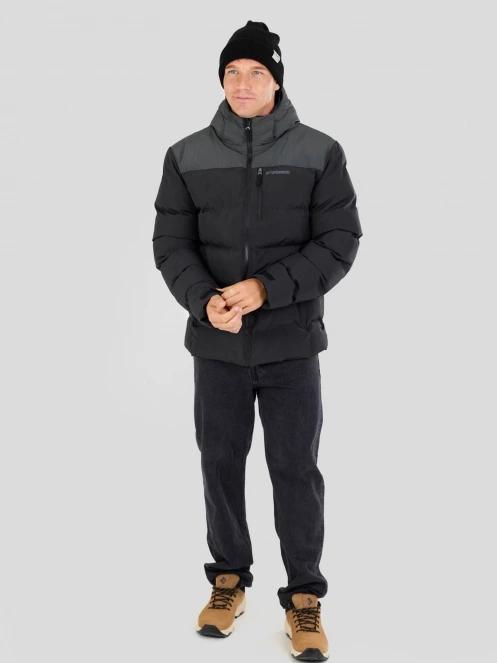 Fundango Passat II Padded Jacket férfi steppelt télikabát fekete színben 4