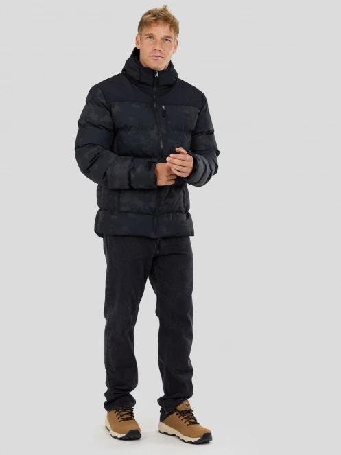Fundango Passat II Padded Jacket férfi steppelt télikabát fekete színben 5