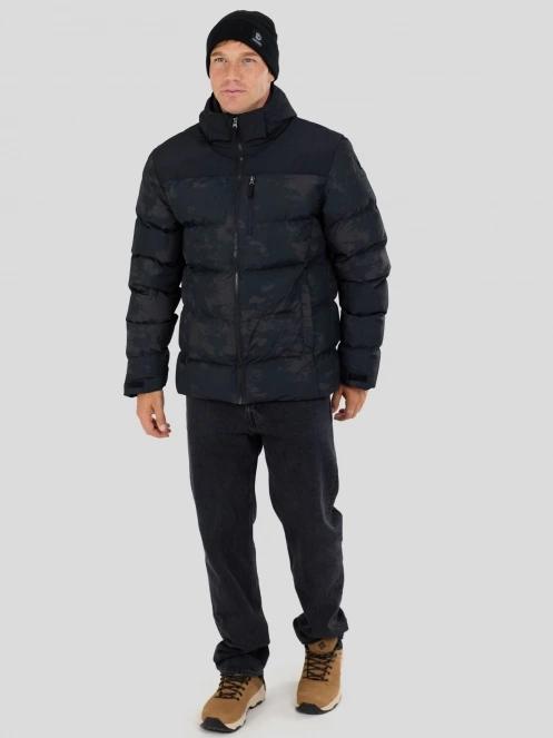 Fundango Passat II Padded Jacket férfi steppelt télikabát fekete színben 6