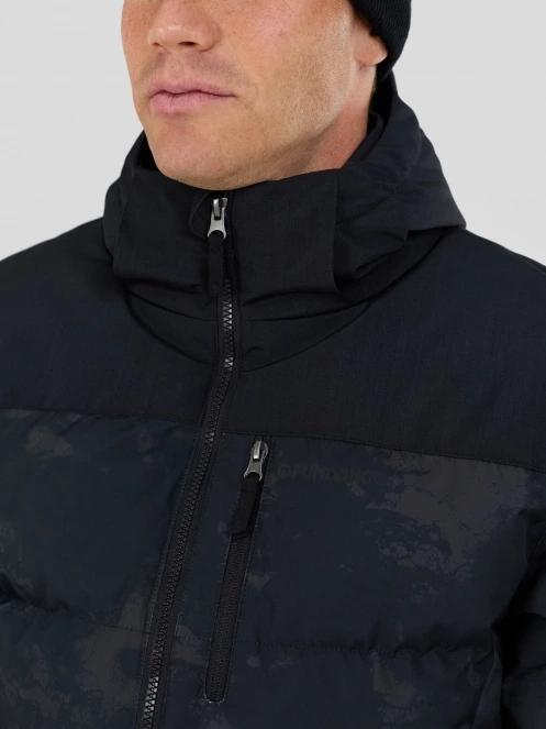 Fundango Passat II Padded Jacket férfi steppelt télikabát fekete színben 7