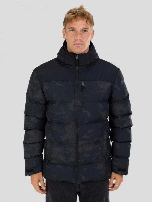 Fundango Passat II Padded Jacket férfi steppelt télikabát fekete színben 2
