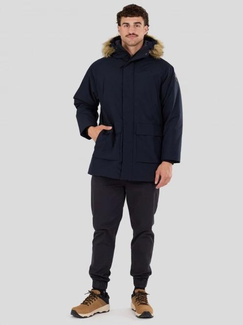 Fundango Spirit II Parka Jacket férfi télikabát sötétkék színben 4