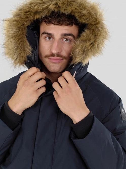 Fundango Spirit II Parka Jacket férfi télikabát sötétkék színben 5