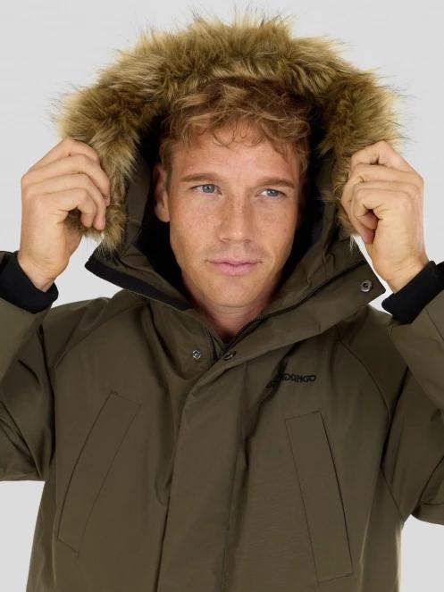 Fundango Spirit II Parka Jacket férfi télikabát oliva színben 5
