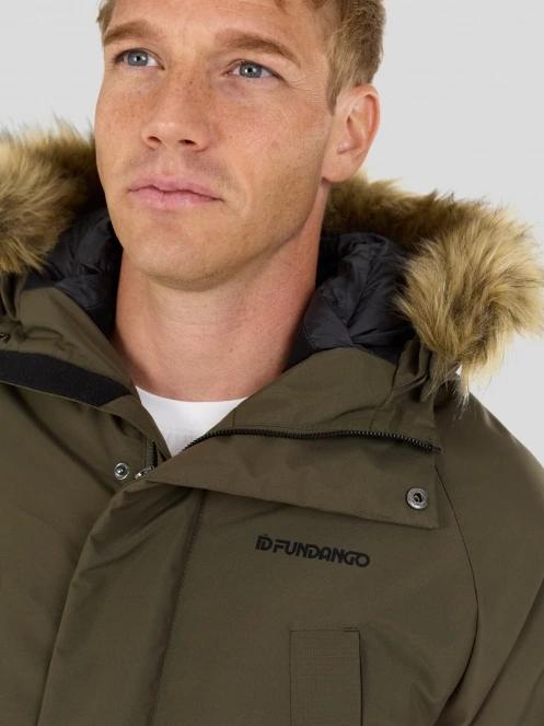 Fundango Spirit II Parka Jacket férfi télikabát oliva színben 6