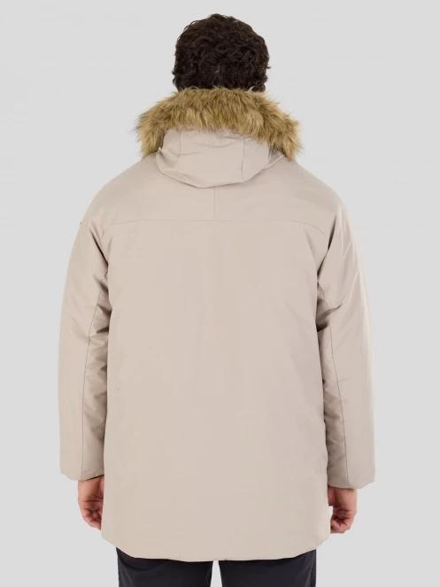 Fundango Spirit II Parka Jacket férfi télikabát homok színben 3