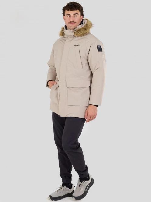 Fundango Spirit II Parka Jacket férfi télikabát homok színben 4